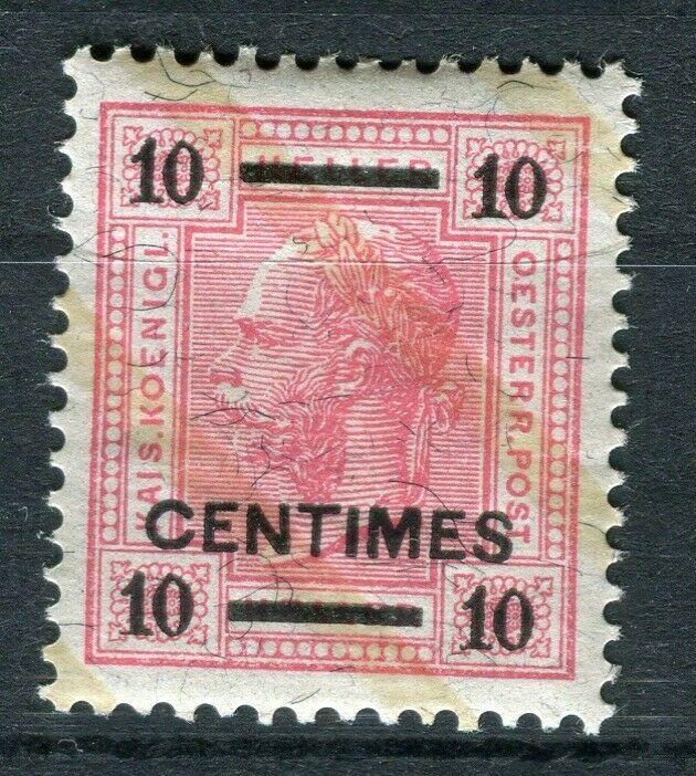 AUSTRIA LEVANT; FRENCH PO 1903 F. Joseph Mint hinged 10c. value