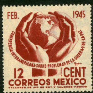 MEXICO 792, 12¢ Conference on War & Peace. MINT, NH. VF.