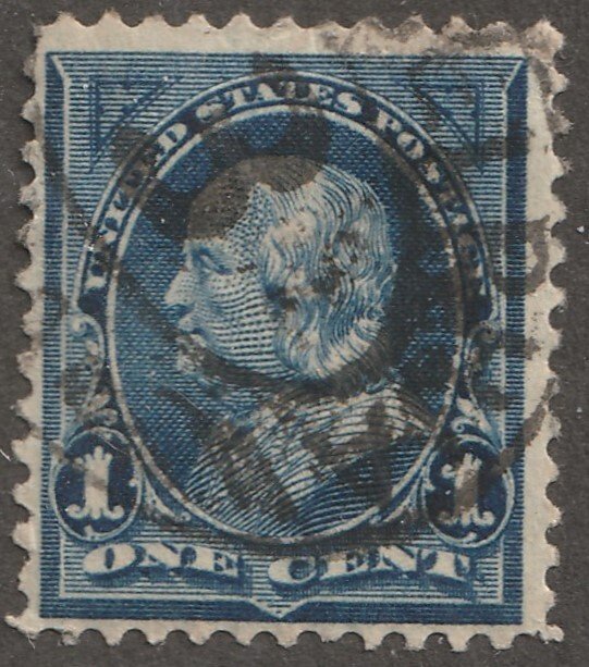 USA stamp, Scott# 247, used, hinged, single stamp, #x-71