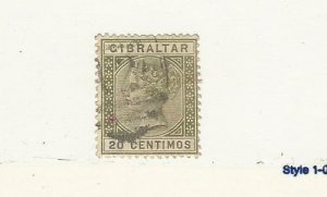 Gibraltar, Postage Stamp, #31 Used, 1895, JFZ