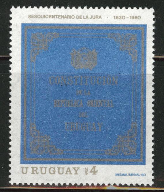 Uruguay Scott 1091 MNH** 1980