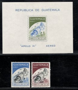 GUATEMALA SC#  C444-46 FVF/MNH