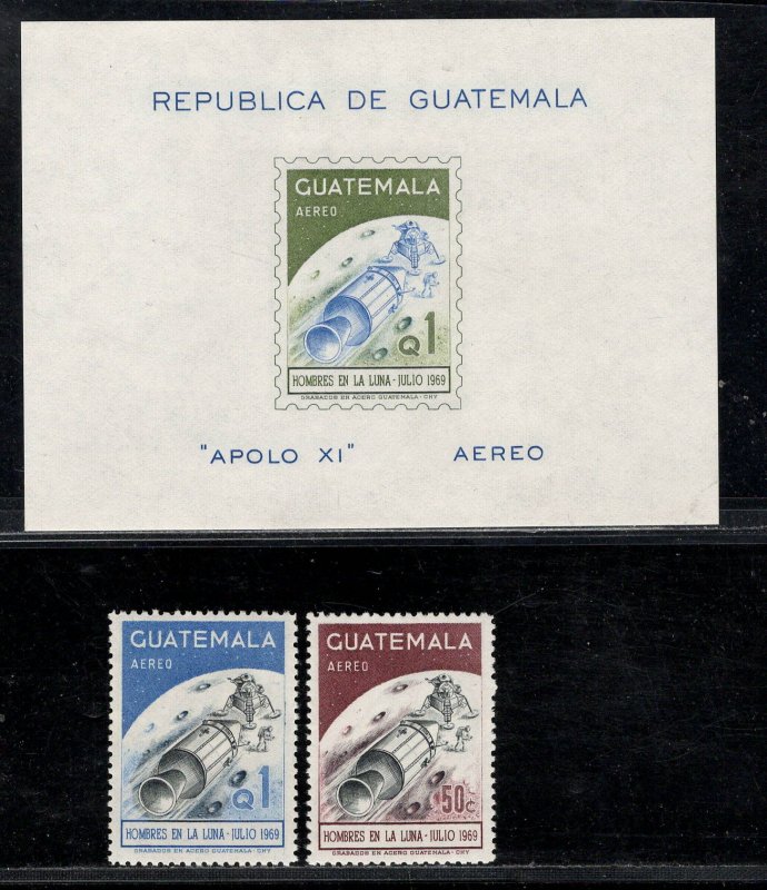 GUATEMALA SC#  C444-46 FVF/MNH