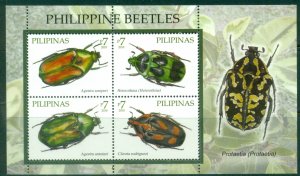 Philippines 2010 Insects Beetles MS MUH