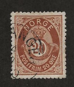 NORWAY SC# 27  VF/U