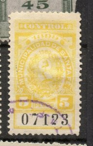 Argentina Early 1900s Revenue/Tax Used Value NW-165264