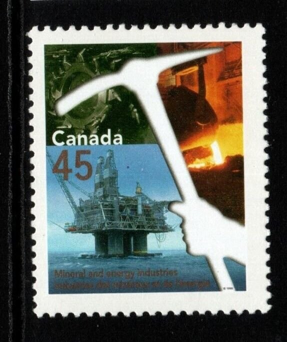 CANADA SG1790 1998 CENTENARY OF MINING MNH