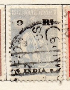 Portuguese India 1914 Early Issue Fine Used 9r. NW-265452