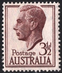 Australia SC#236 3½d King George VI (1951) MNH