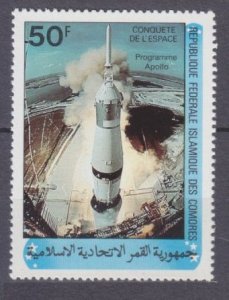 1981 Comoro Islands 625 Rocket - Saturn V