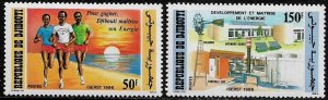 Djibouti #612-3 MNH Set - Solar Energy - Runners