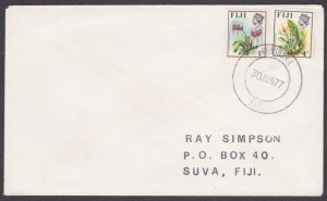 FIJI 1977 local 5c rate cover ex VUNDIAWA...................................X479