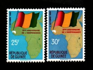 Guinea # 203-204 Mint!