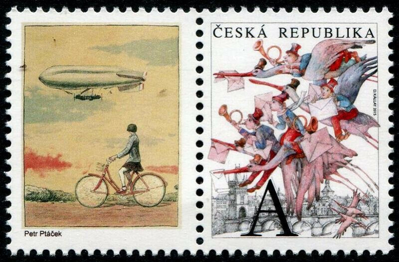 HERRICKSTAMP NEW ISSUES CZECH REPUBLIC Sc.# 3634 Anniv. of Stamp Production