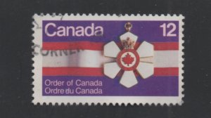 CANADA  Scott#  736   used  single