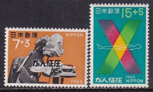 Japan (1966) #B32-33 MNH; stock photo