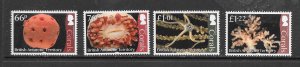 CORALS - BRITISH ANTARCTIC TERRITORY #541-4 MNH