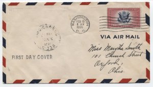 1936 Washington DC CE2 airmail special delivery first day cover [6525.709]