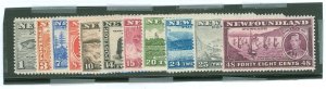 Canada #233-243 var Unused Single (Complete Set)