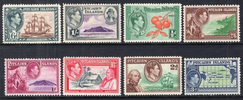 Pitcairn Islands 1-8 MNH VF