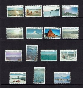 Australian Antarctic Territory: 1984 Antarctic Scenes definitive set, MNH 