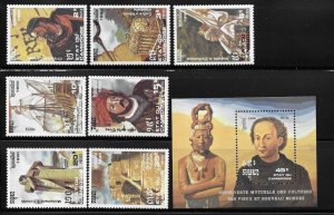 Cambodia 1990 Discovery of America 500th anniv Columbus Sc 1107-1114 MNH C5