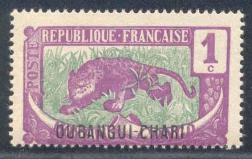 Ubangi-Shari ~ #23 ~ Leopard ~ MNH