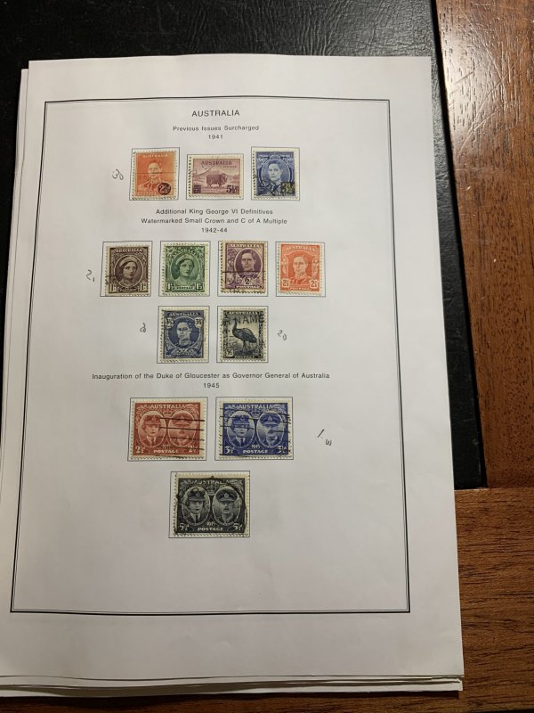 STAMP STATION PERTH Australia #Collection 1937 to1981 Used-375+ Stamps Unchecked