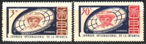 Cuba. 1963. 847-48. International Children's Week. MNH.