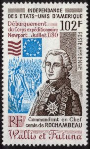 WALLIS & FUTUNA 1980 Rochambeau/ US Revolution Anniversary; Scott C100; MNH