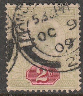 G.B. 130, 2p KING EDWARD VII. Used. F. (335)