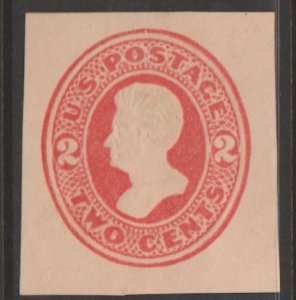 U.S. Scott #U144 Cream Embossed Stamp- Stationery & Wrappers Stamp - Mint Single