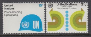 UN New York 320-321 MNH VF