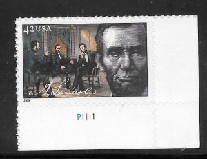 #4383 MNH Plate # Single