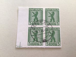 Germany Russian Zone 1946 Zigzag roulette Arms of Berlin stamps A11149