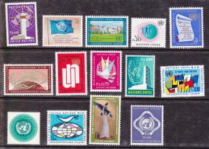 United Nations - Geneva # 1-14, Mint NH, 1/2 Cat.