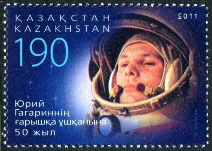 2011 Kazakhstan 704 50 years of space flight Gagarin
