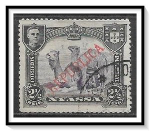 Nyassa #51 Camels Overprinted Used