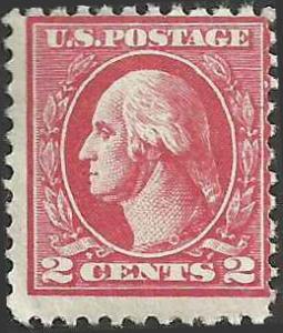 # 527 Mint Never Hinged Carmine George Washington