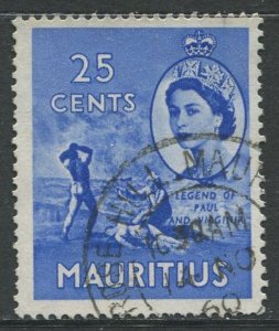 STAMP STATION PERTH Mauritius #258 QEII Definitive Issue FU 1953-1954