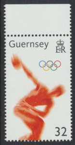 Guernsey  SG 1045  SC# 844 Olympics   Mint Never Hinged see scan 