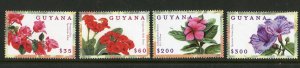 GUYANA 3524-7  MNH  SCV $6.75  BIN $3.50 FLOWERS