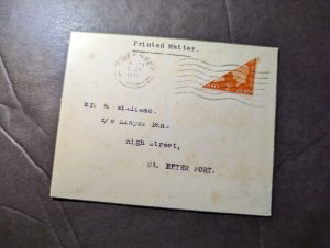 1940 England Guernsey Channel Islands Cover to High Street St Peter Port