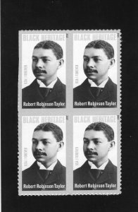4958 Robert R. Taylor,  MNH blk/4