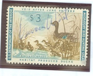 United States #RW28  Single