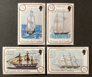 Tristan Da Cunha 1983 #324-7, Tall Ships, MNH.