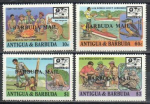 Barbuda Stamp 982-985  - World Scout Jamboree