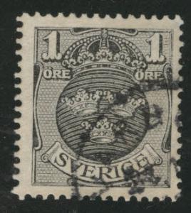 SWEDEN Scott 67 used 1911 stamp