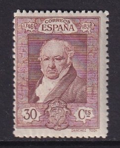 Spain  #393 MH 1930  De Goya 30c