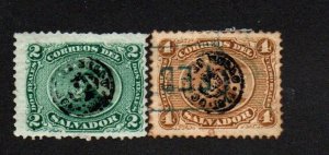 El Salvador 7 Mint hinged & 8 Used